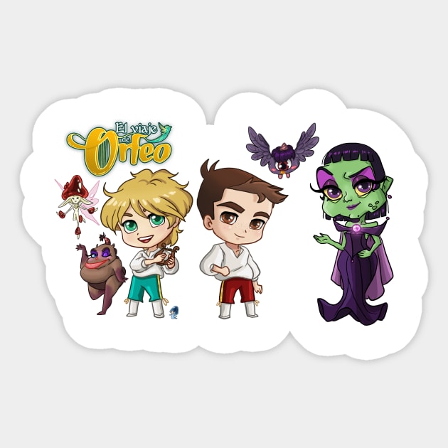 Personajes El viaje de Orfeo Sticker by JonasEmanuel